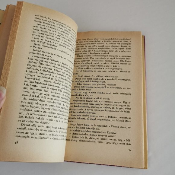 1977 Hungarian Novel György Szántó Bold Cover Art Dust Jacket Vintage Hungary - Picture 8 of 10